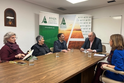 CUAS Mancha Occidental II presenta el Congreso de Regantes a ASAJA Castilla-La Mancha